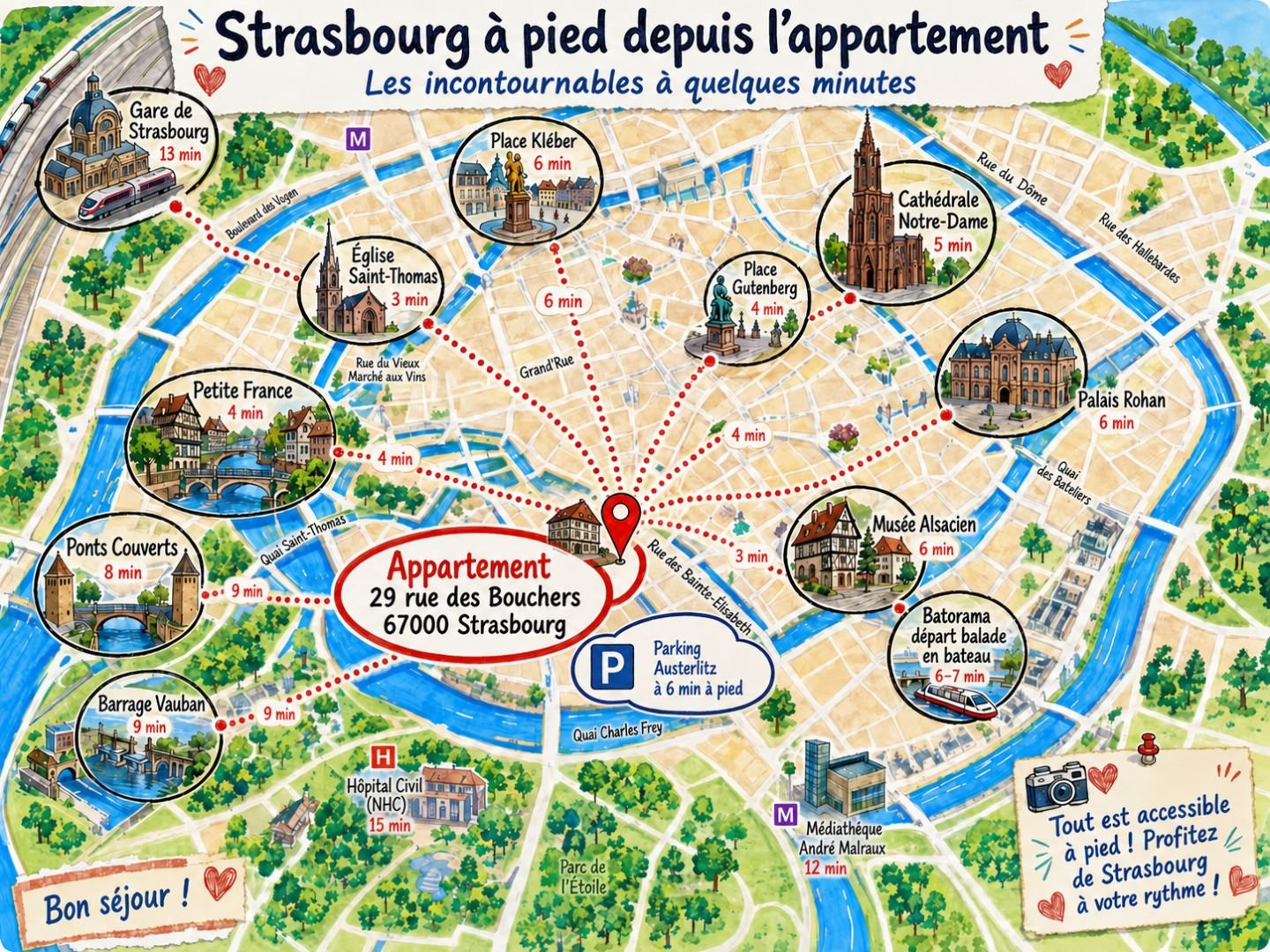 Strasbourg à pied